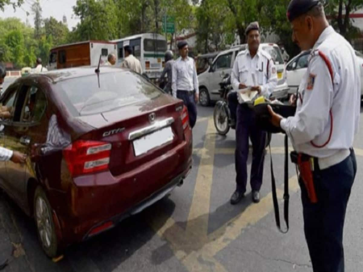 Delhi Challan of bs 3 and bs 4 petrol Diesel vehicle