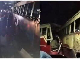 Kerala Bus Accident, two buses collided