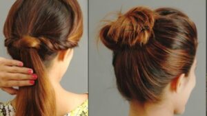 Hairstyle for kurti