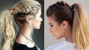 Hairstyle for kurti